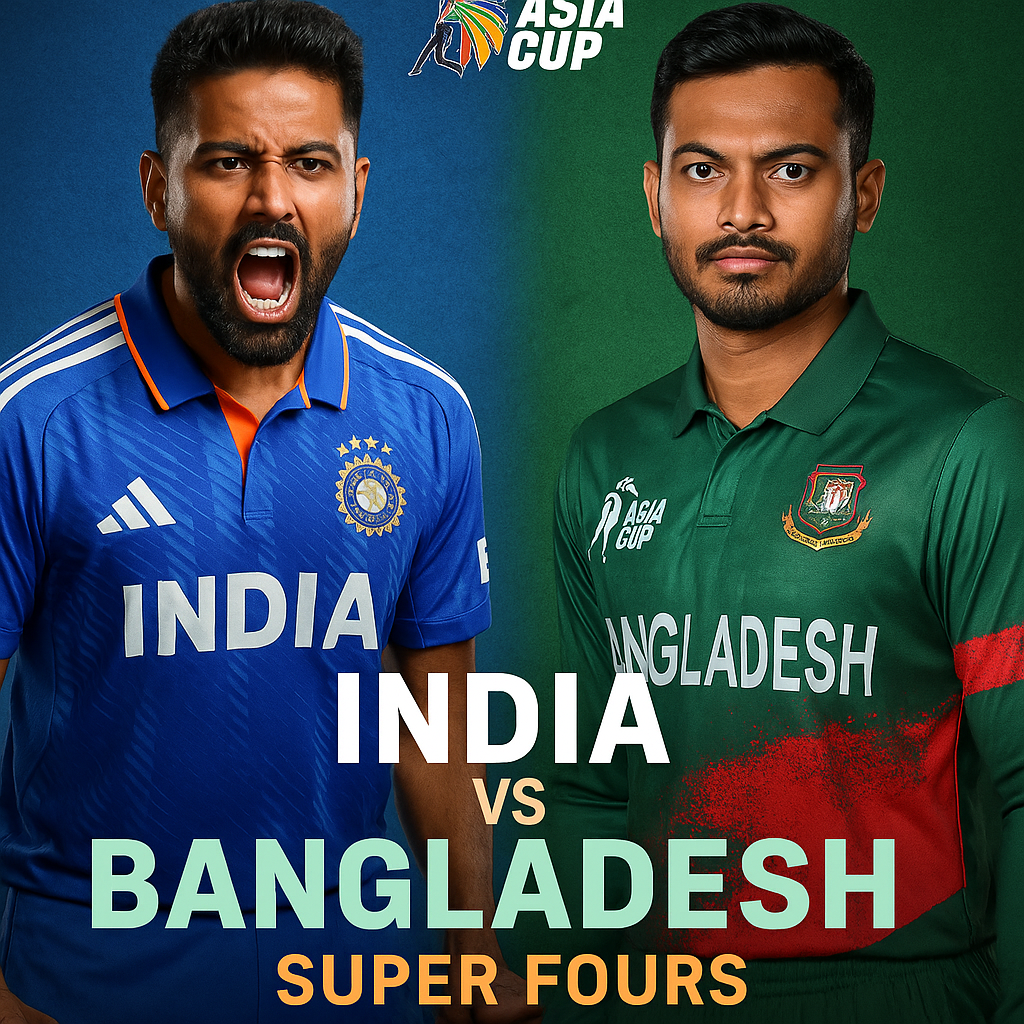India vs Bangladesh, Asia Cup 2025 Super Fours Preview: India Favourites, Bangladesh Banking on Mustafizur & Powerplay Discipline