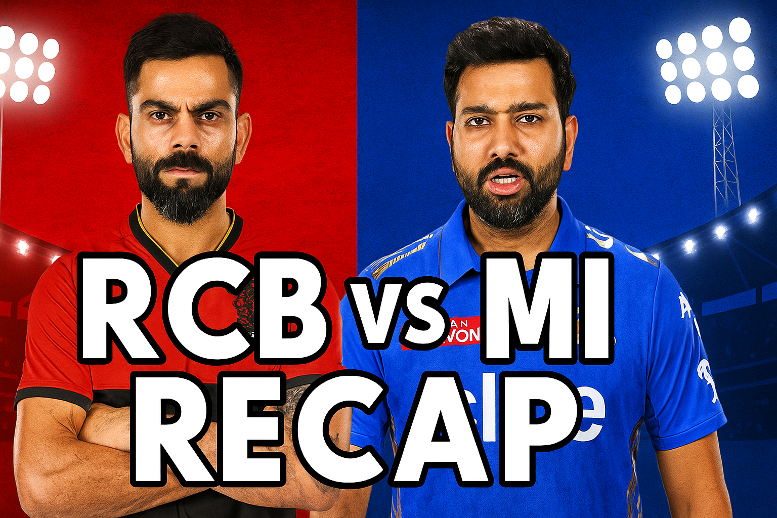 RCB vs MI Match